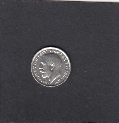 Beschrijving: 3 Pence  GEORGIUS V 